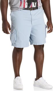 True Nation by DXL Big & Tall Belted Cargo Shorts