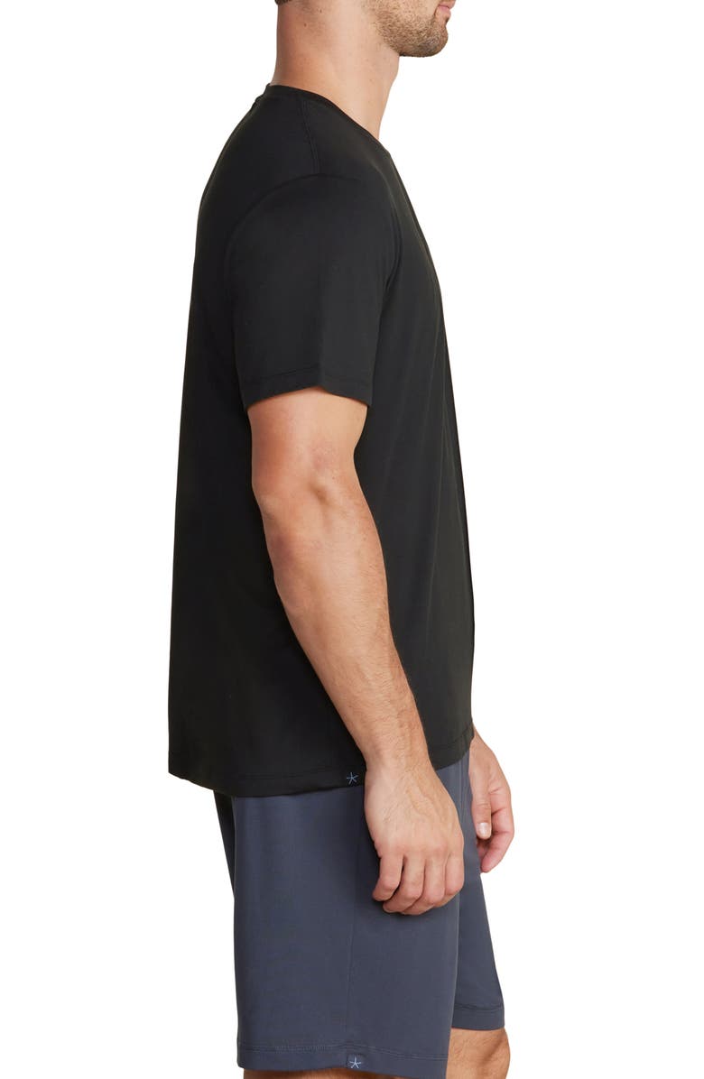 Barefoot Dreams<sup>®</sup> Butterchic Knit Light T-Shirt, Alternate, color, Black