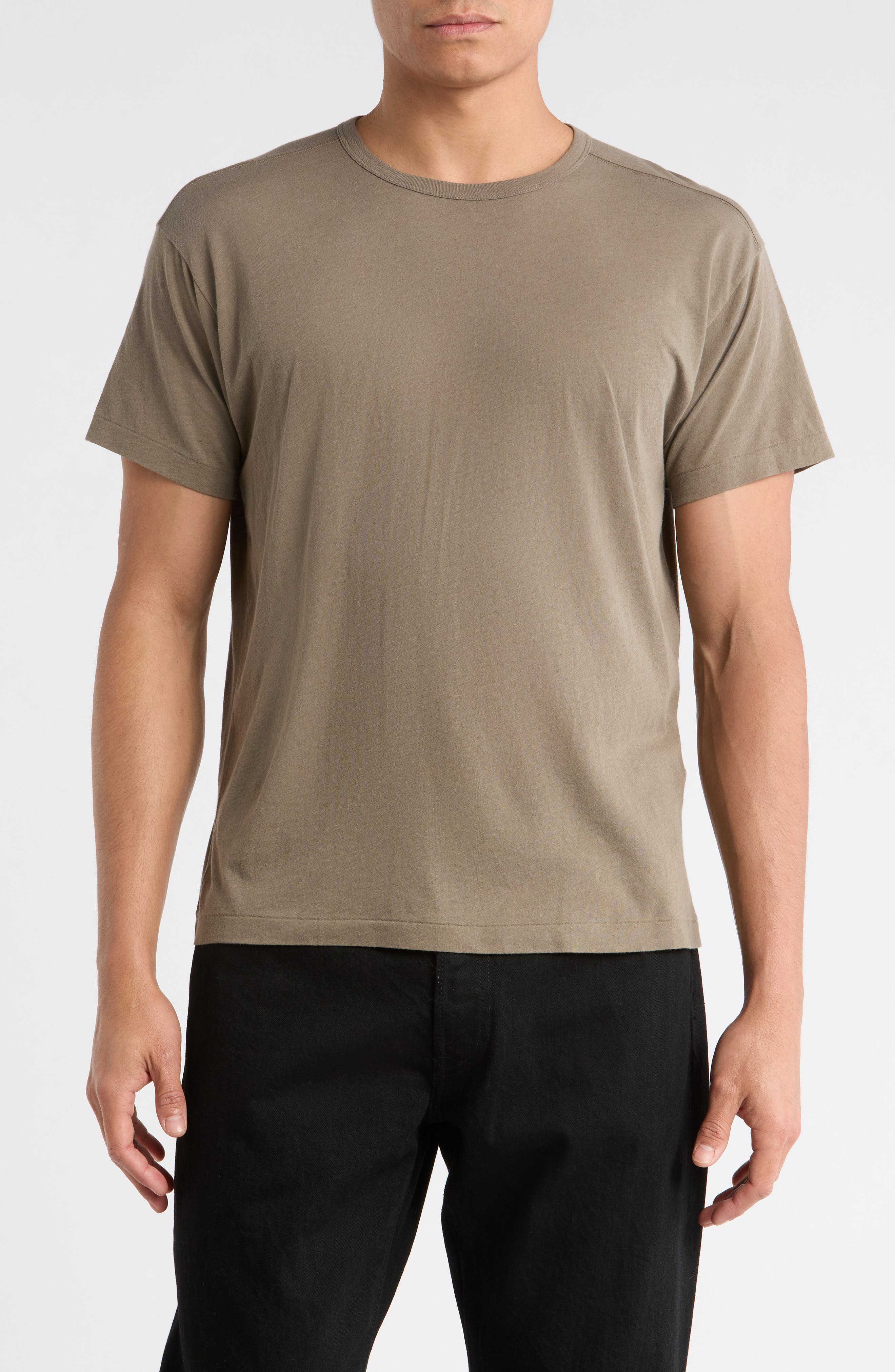 BUCK MASON Japanese De-Luxe Cotton & Linen T-Shirt