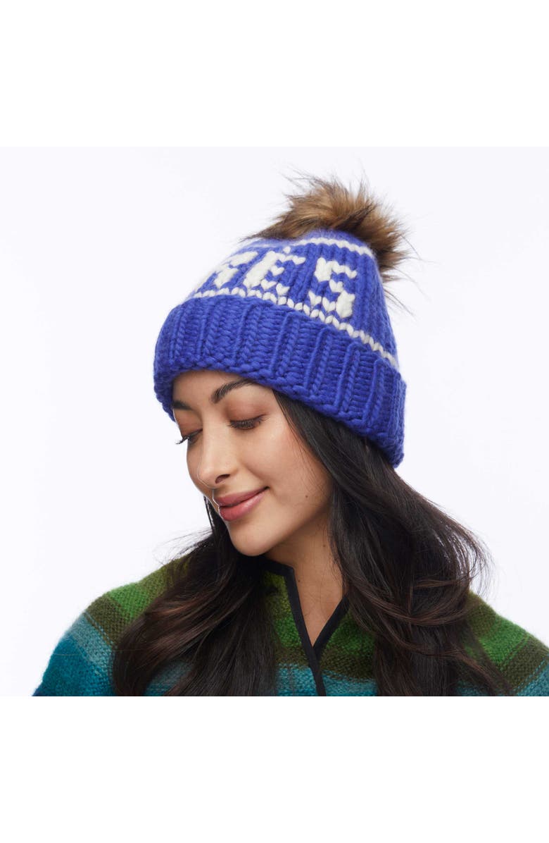 Lele Sadoughi Apres Beanie, Alternate, color, Royal Blue 400