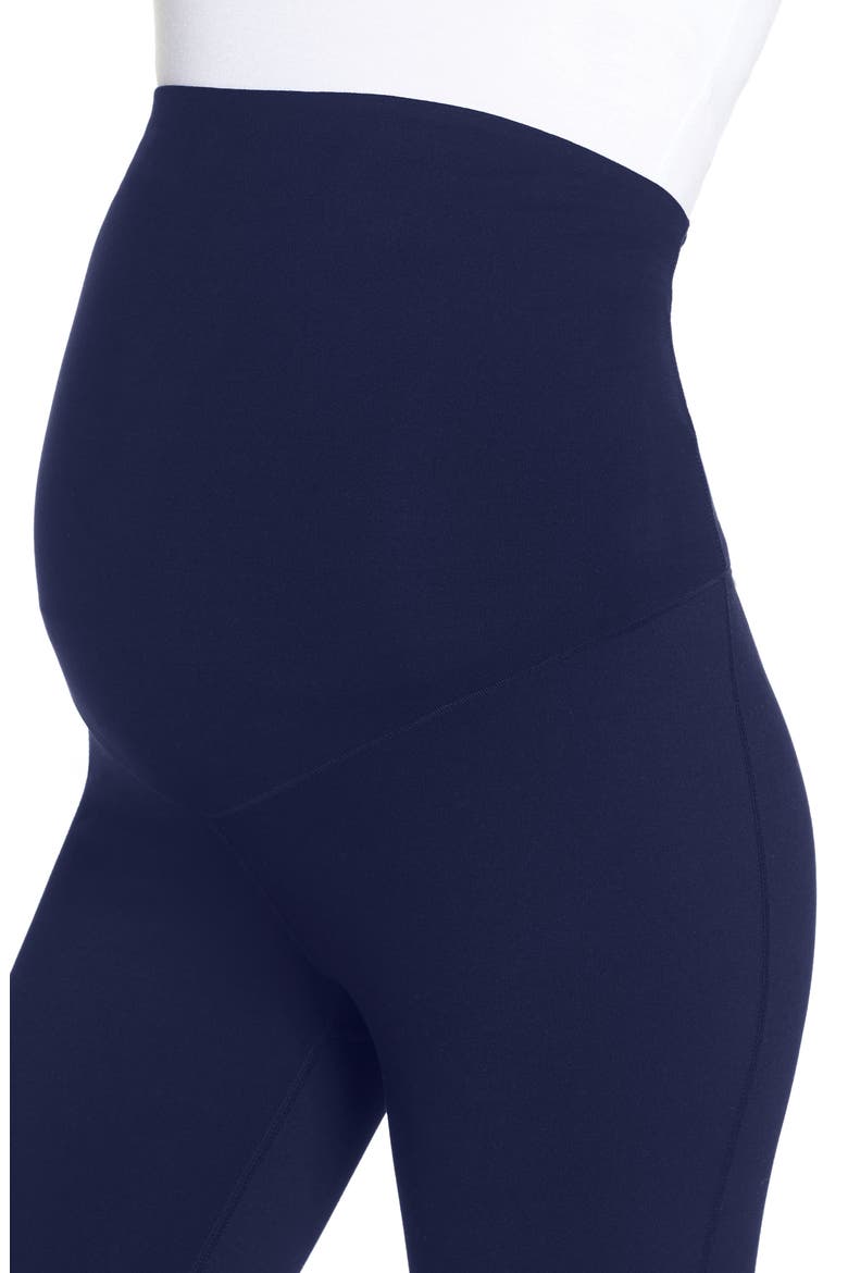 Mamasana Live In Maternity Ankle Leggings, Alternate, color, NAVY MARITIME