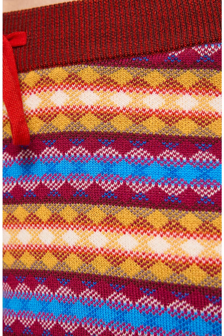 The Quickie Skimp Wide Leg Wool Pants, Alternate, color, RSST ORNG DZZLNG BLUE BEESWAX