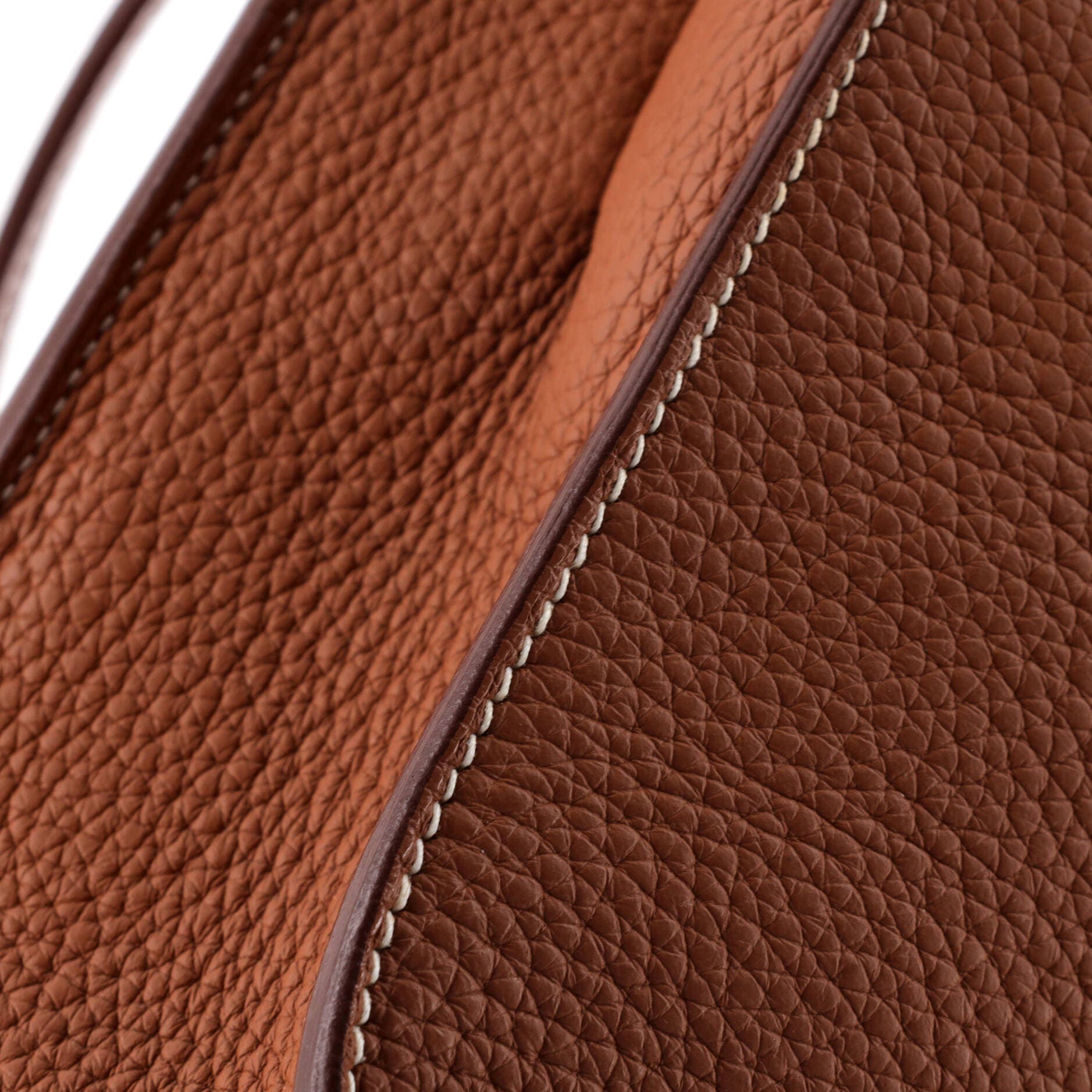 Pre-Owned Hermes Halzan Bag Clemence 25, Alternate, color, Gold