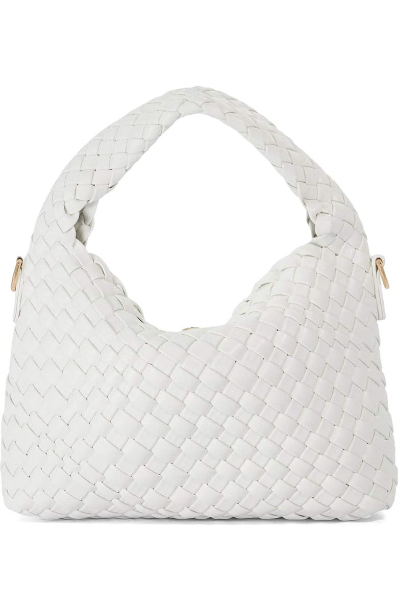 Dune London Dinkydeliberate Woven Top Handle Bag, Alternate, color, White