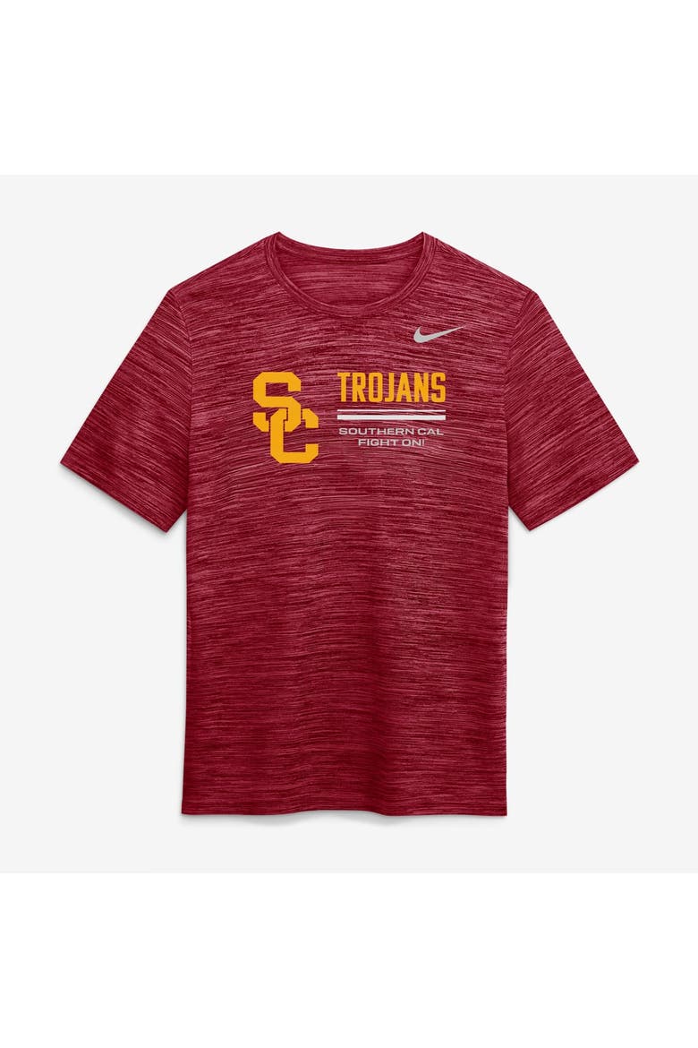 Men's Nike Cardinal USC Trojans Sideline Velocity Dri-FIT T-Shirt, Alternate, color, Cardinal