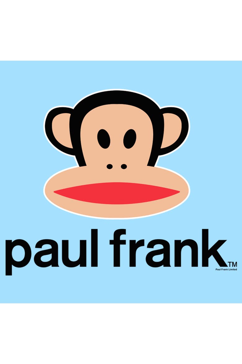 Men's Paul Frank Logo Julius Black Graphic Tee, Alternate, color, Light Blue