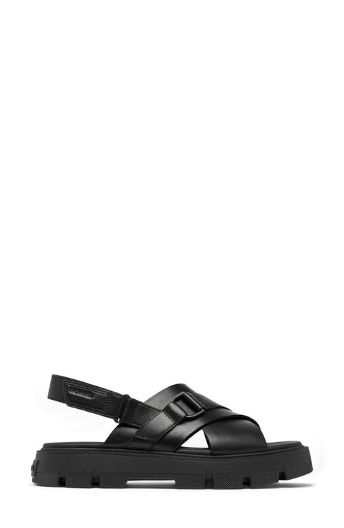 Sorel Rein Cb Sandals In Black/black