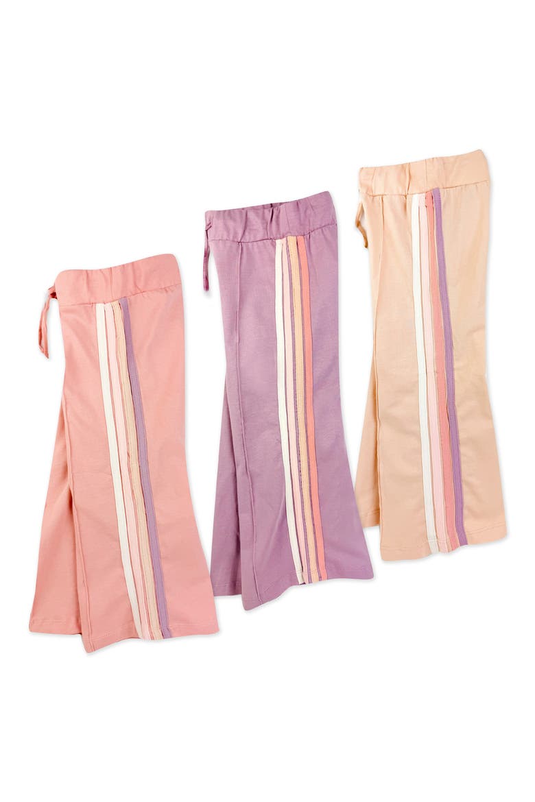 Kids' Wilder Assorted 3-Pack Organic Cotton Sweatpants, Alternate, color, SORBET