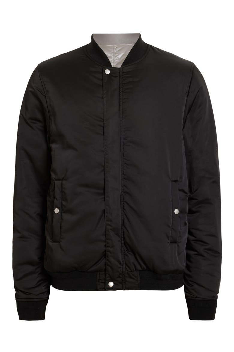 Eris Reversible Bomber Jacket, Alternate, color, SILVER/BLACK
