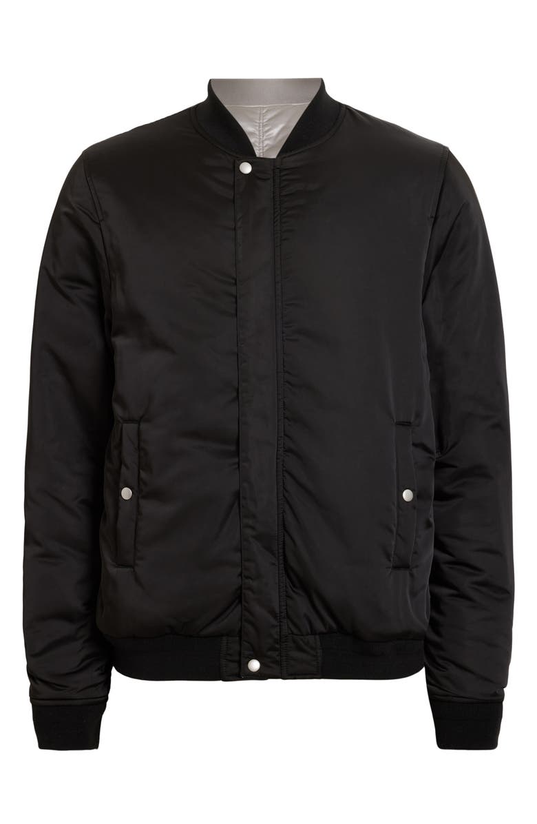 AllSaints Eris Reversible Bomber Jacket, Alternate, color, Silver/Black