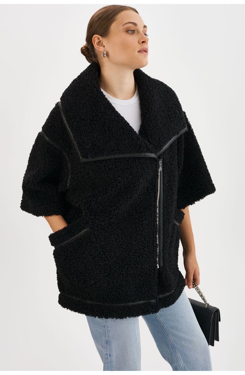 LAMARQUE Ohanna | Faux Fur Coat, Alternate, color, Black