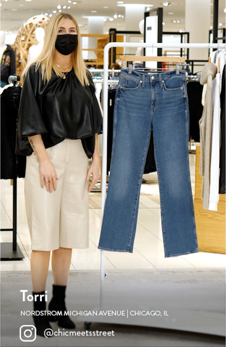 '90s High Waist Bootcut Jeans, sales video thumbnail