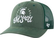 '47 Men's '47 Green Michigan State Spartans Pitstop Trucker Adjustable Hat