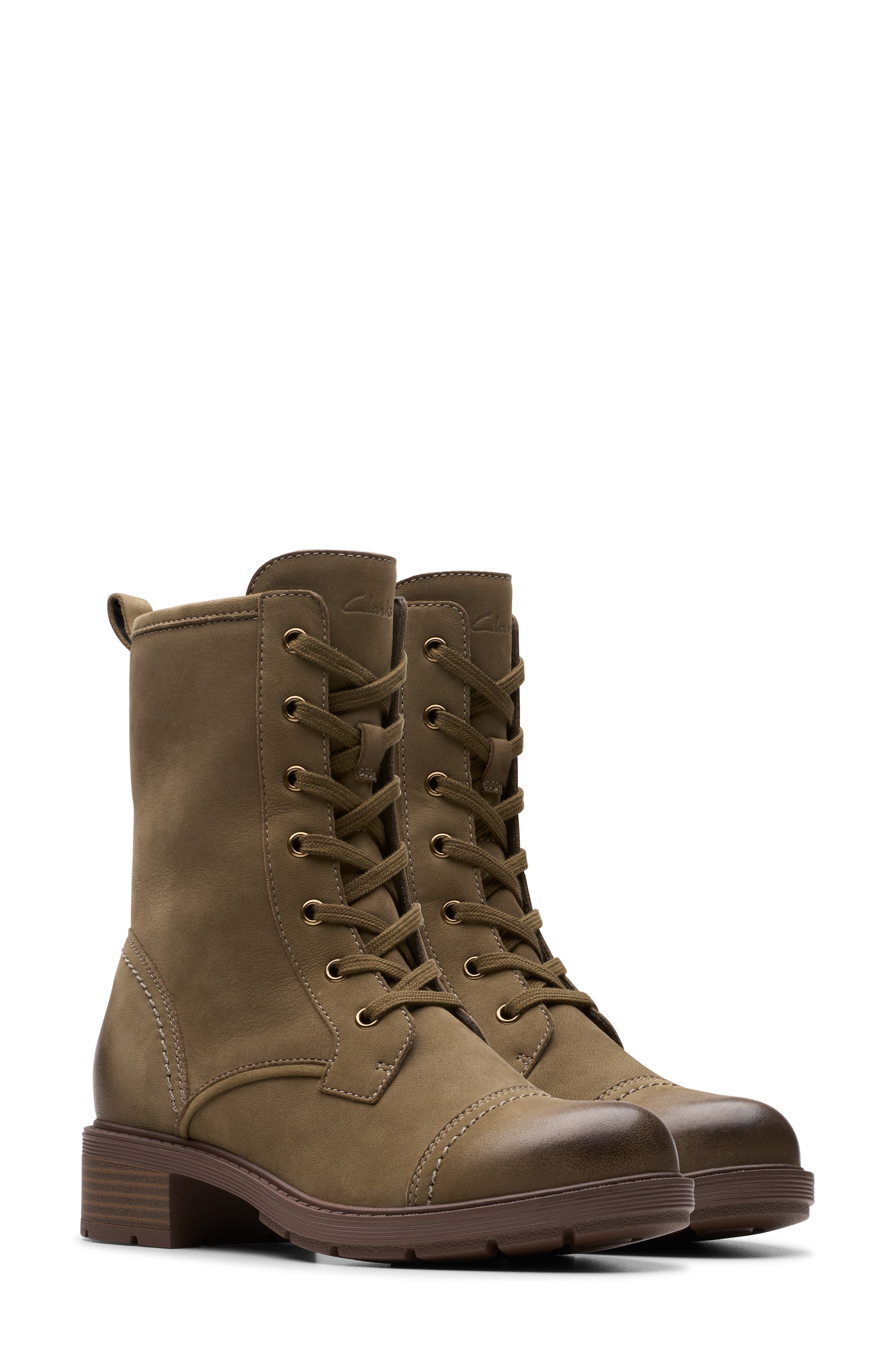 Clarks<sup>®</sup> Hearth Maye Lace-Up Boot, Alternate, color, 