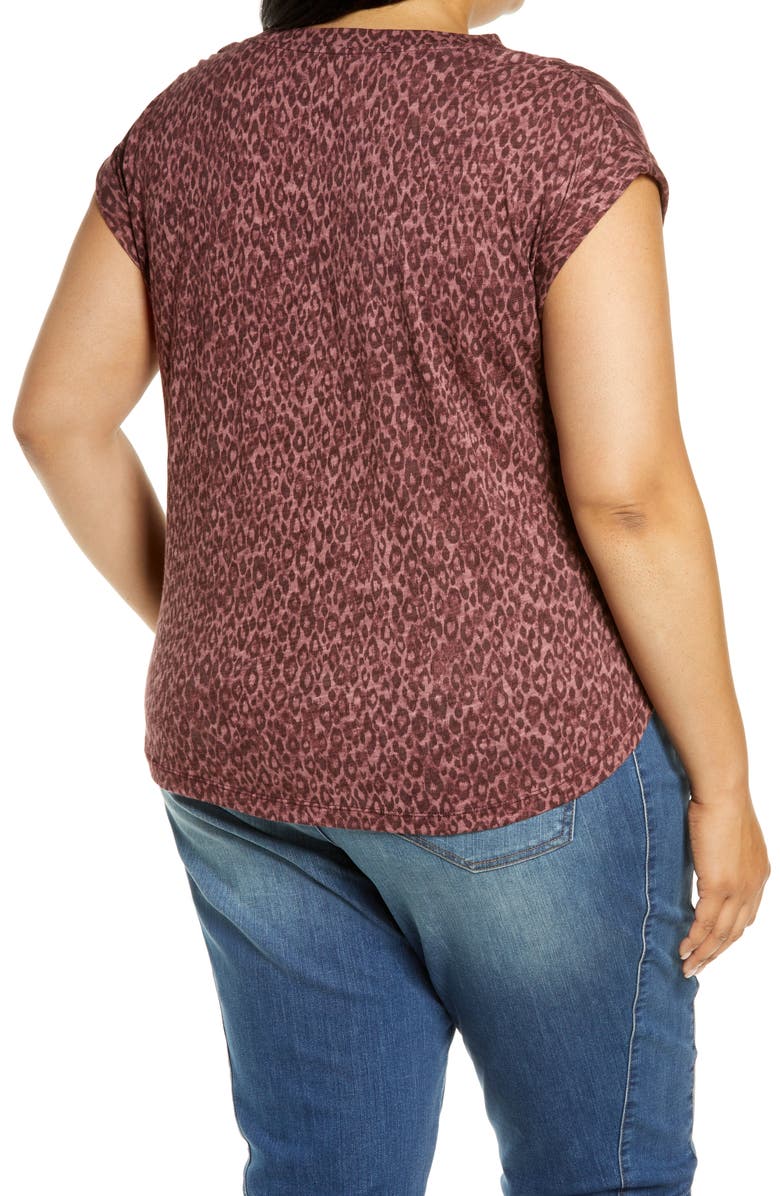 Wit & Wisdom Twin Print T-Shirt, Alternate, color, 