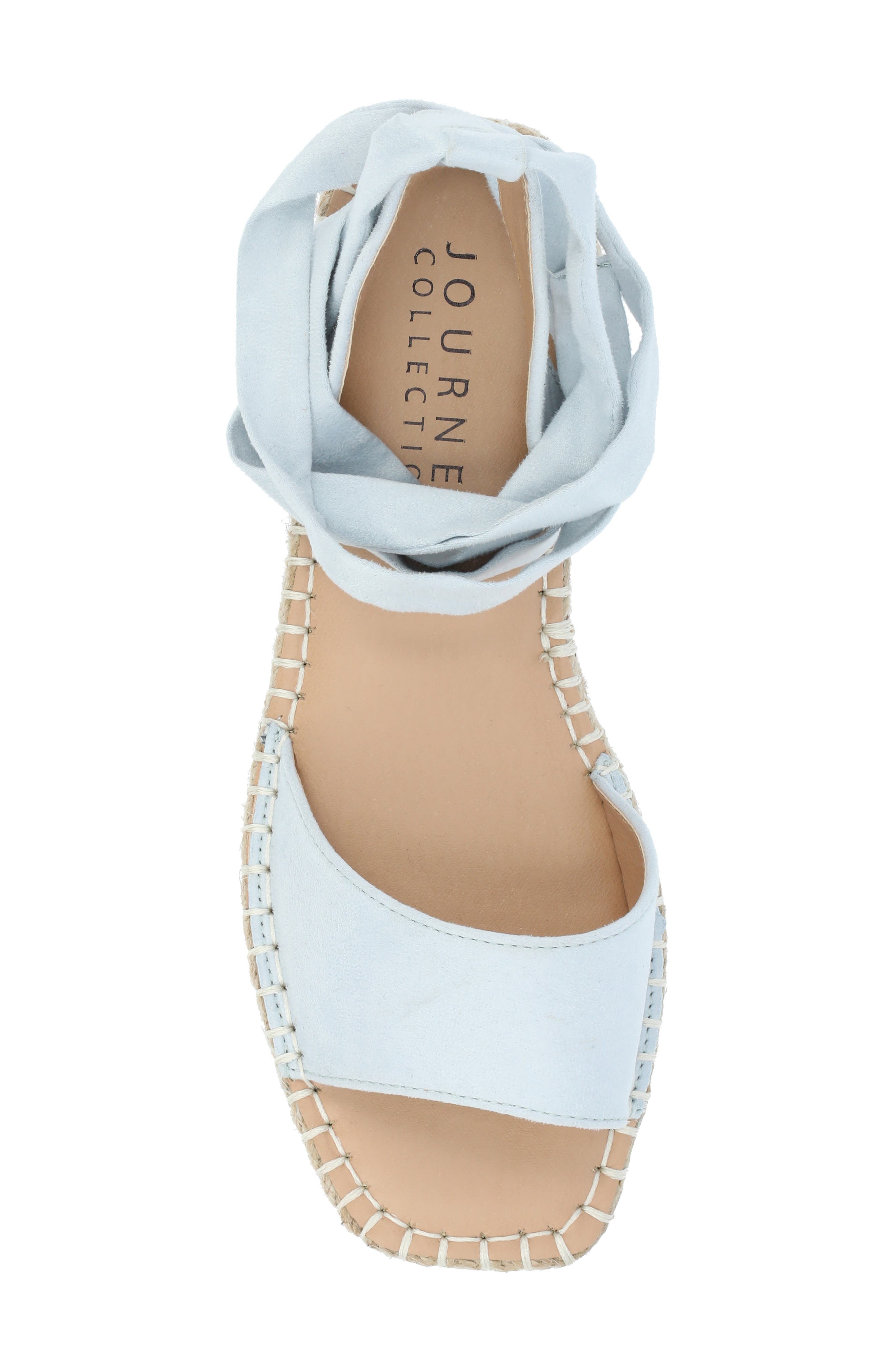 JOURNEE Emelie Ballerina Sandal, Alternate, color, BLUE