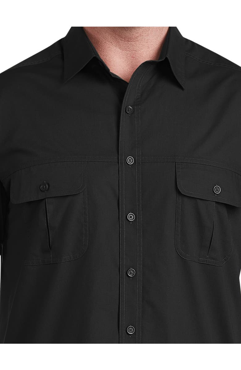 Harbor Bay by DXL Co-Pilot Sport Shirt, Alternate, color, Black