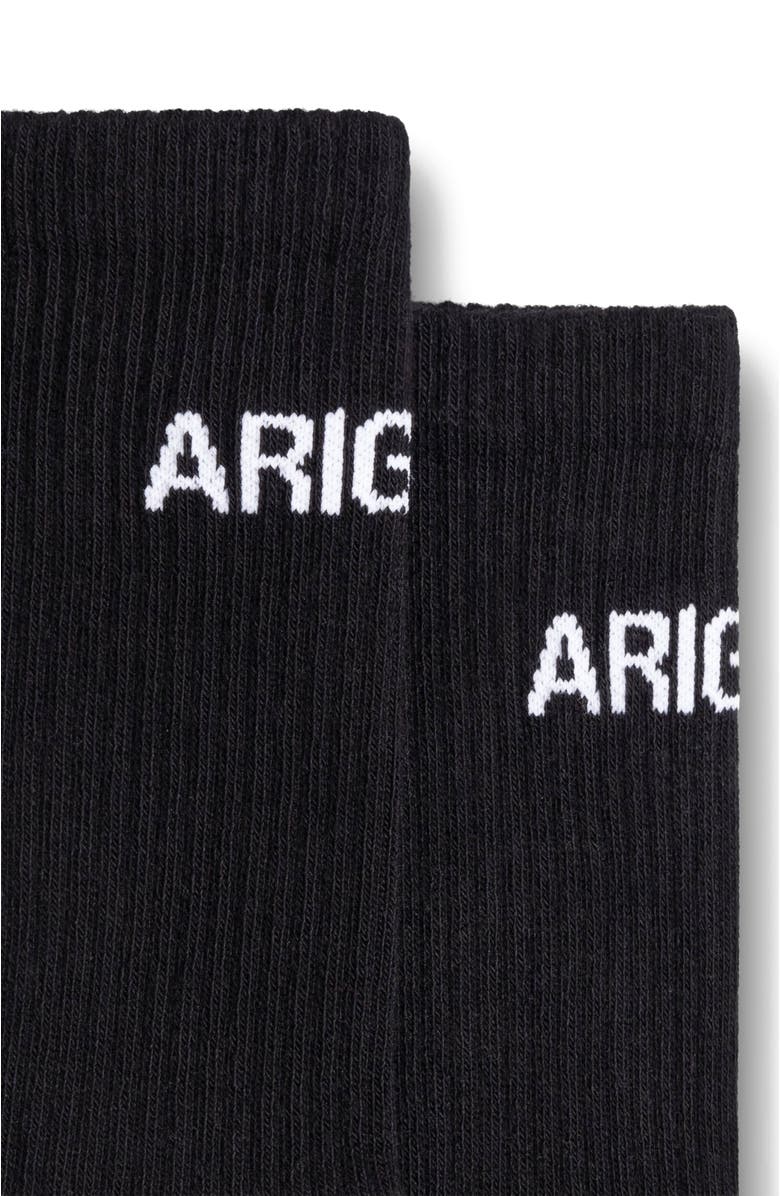 Axel Arigato Arigato Logo Tube Socks, Alternate, color, Black