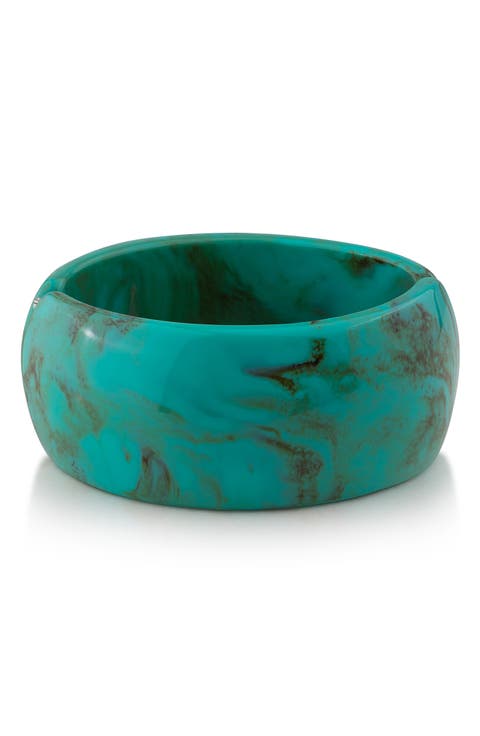 Resin Hinge Cuff Bracelet