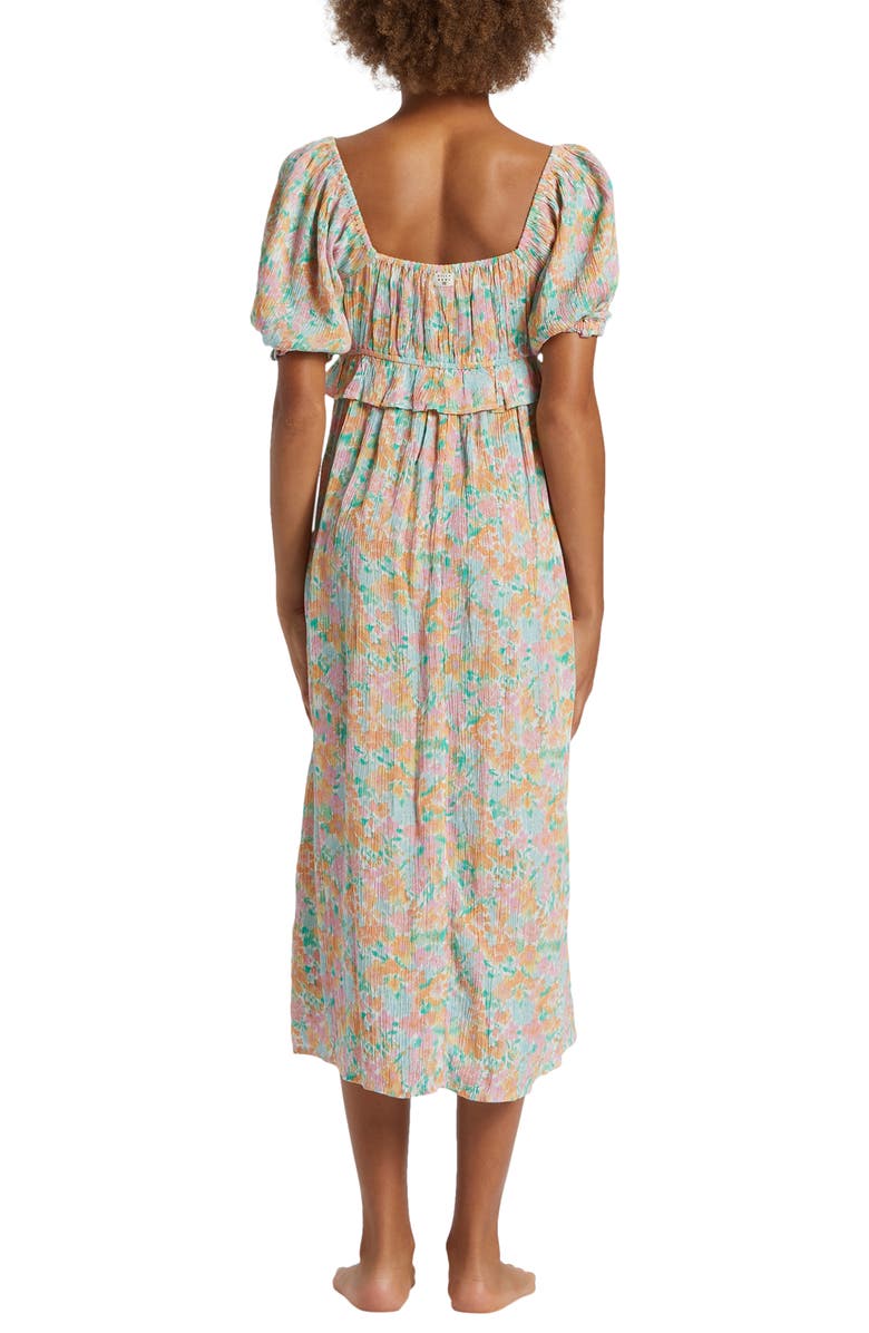 Billabong Kids' Lil' Cutie Floral Dress, Alternate, color, Peach Punch