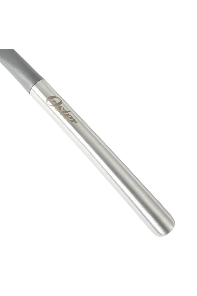 13 Inch Nylon Turner With Stainless Steel Handle, Alternate, color, Silver