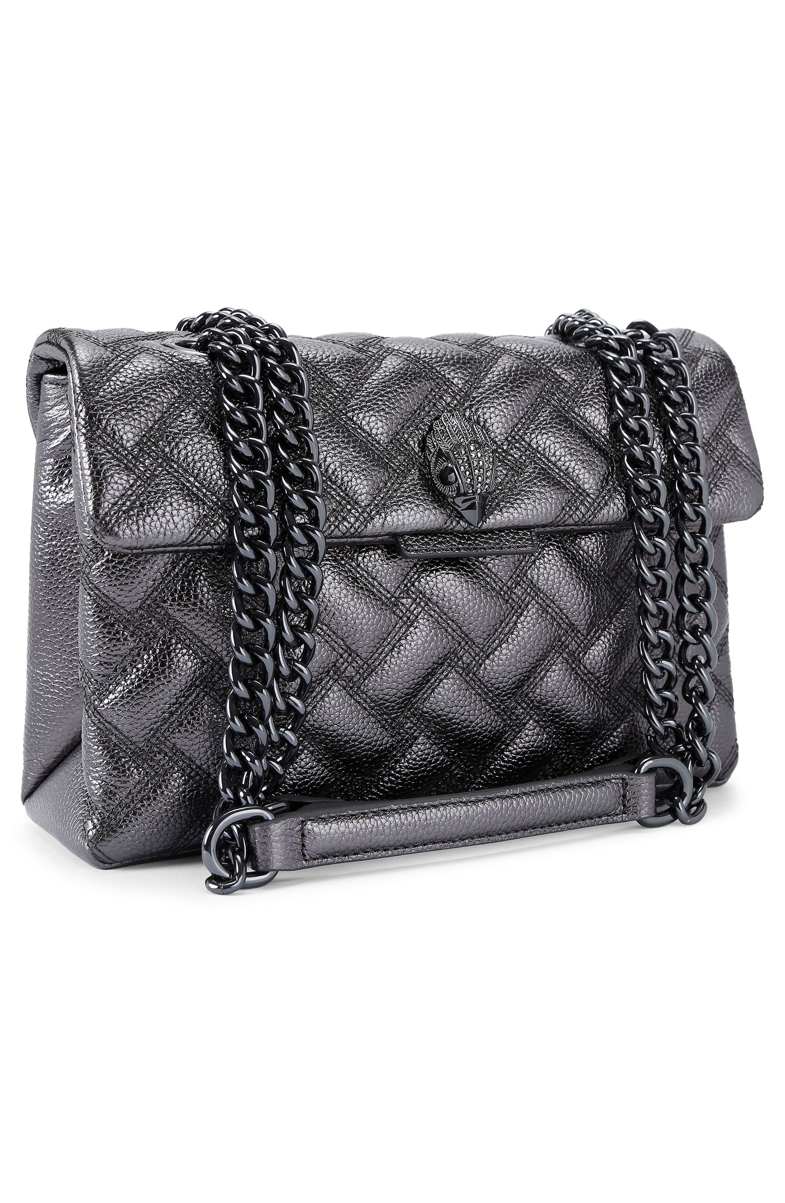 Kurt Geiger London Kensington Drench Quilted Leather Convertible Crossbody Bag, Alternate, color, 