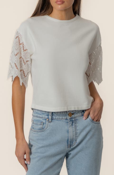 Coco Lace Sleeve Top