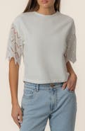 KUT from the Kloth Coco Lace Sleeve Top