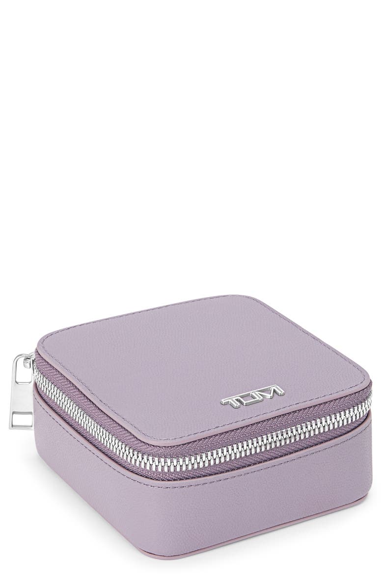 TUMI Belden Zippered Leather Jewelry Case, Main, color,