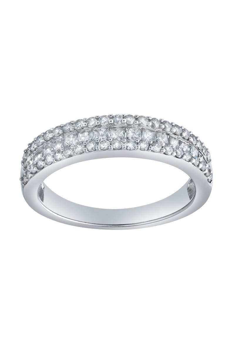 Celara 0.80 Ct 10K Gold Diamond Band, Main, color, 10K White Gold