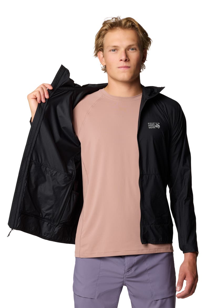 Kor AirShell™ Hooded Jacket, Alternate, color, BLACK