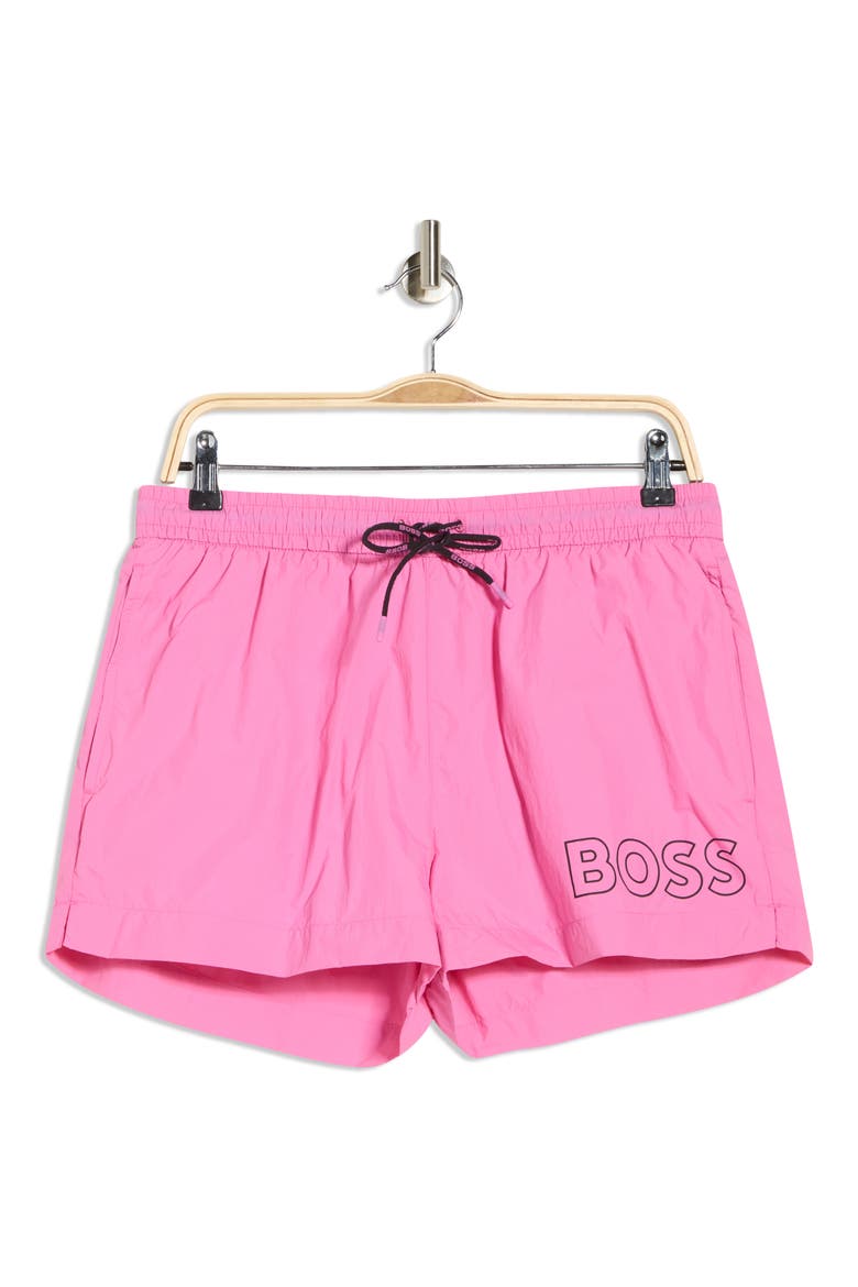 Mooneye Swim Trunks, Alternate, color, BRIGHT PINK