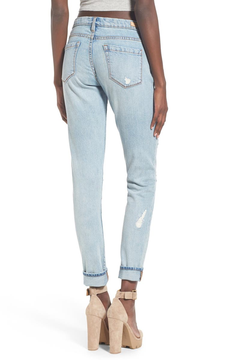 BLANKNYC Destroyed Skinny Jeans, Alternate, color, 