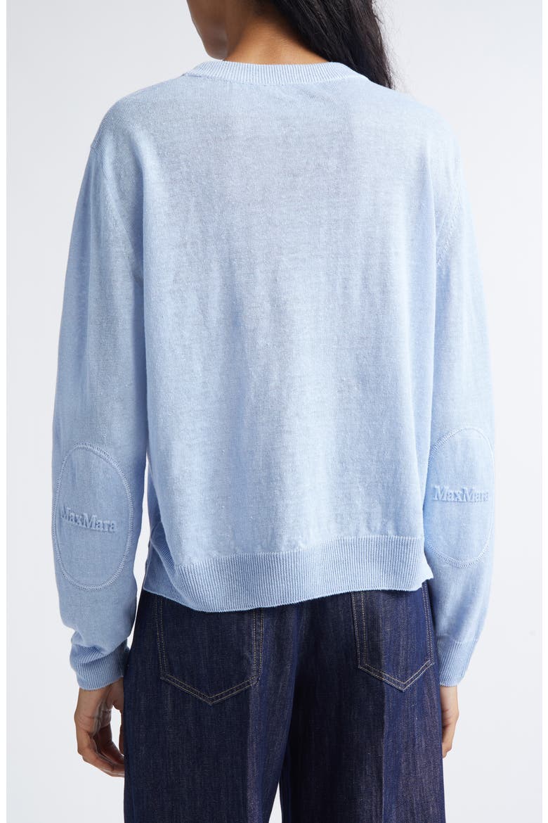 Fervore Linen Sweater, Alternate, color, SKY BLUE