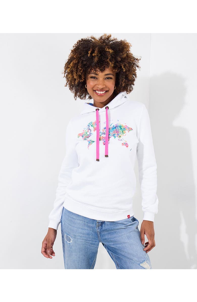 Joe Browns Graphic Hoodie, Alternate, color, Globetrotter