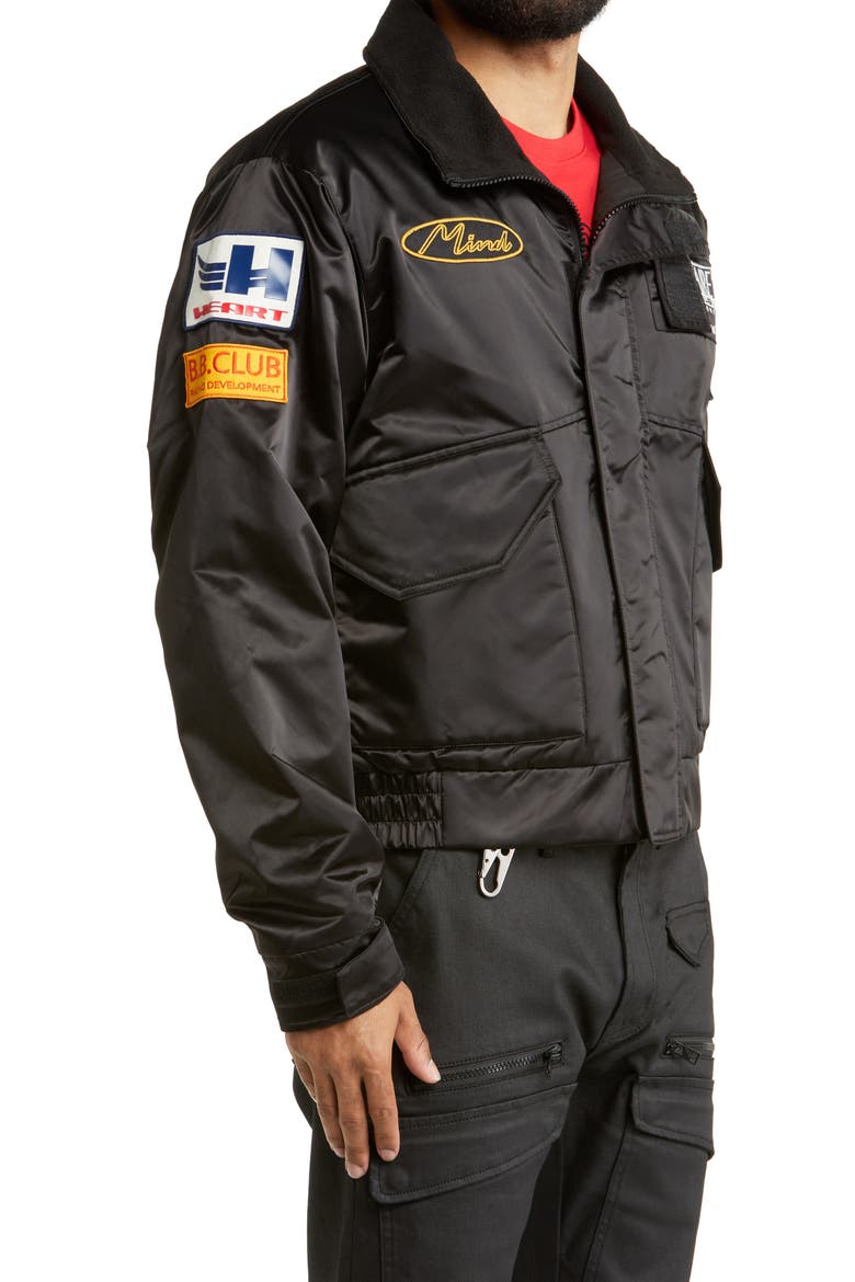 BB Ignite Nylon Racing Jacket, Alternate, color, BLACK