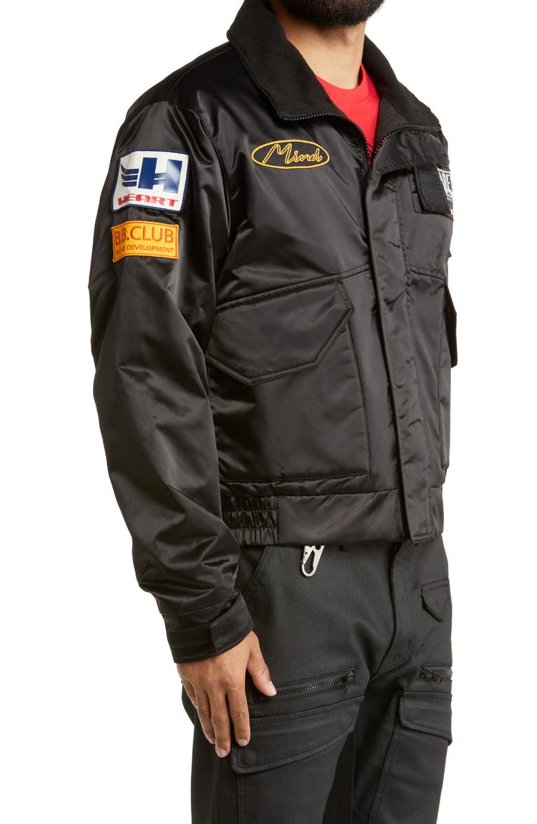 Billionaire Boys Club BB Ignite Nylon Racing Jacket, Alternate, color, 