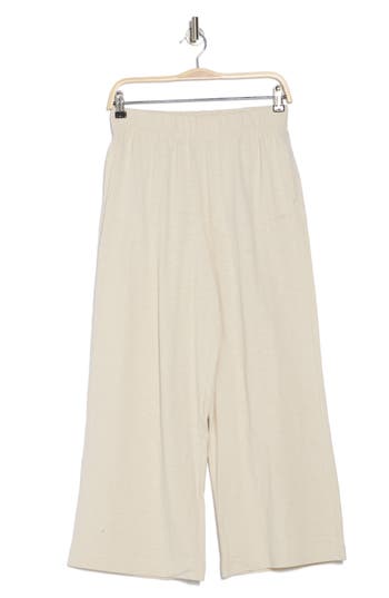 Dkny Cotton Ankle Wide Leg Pants