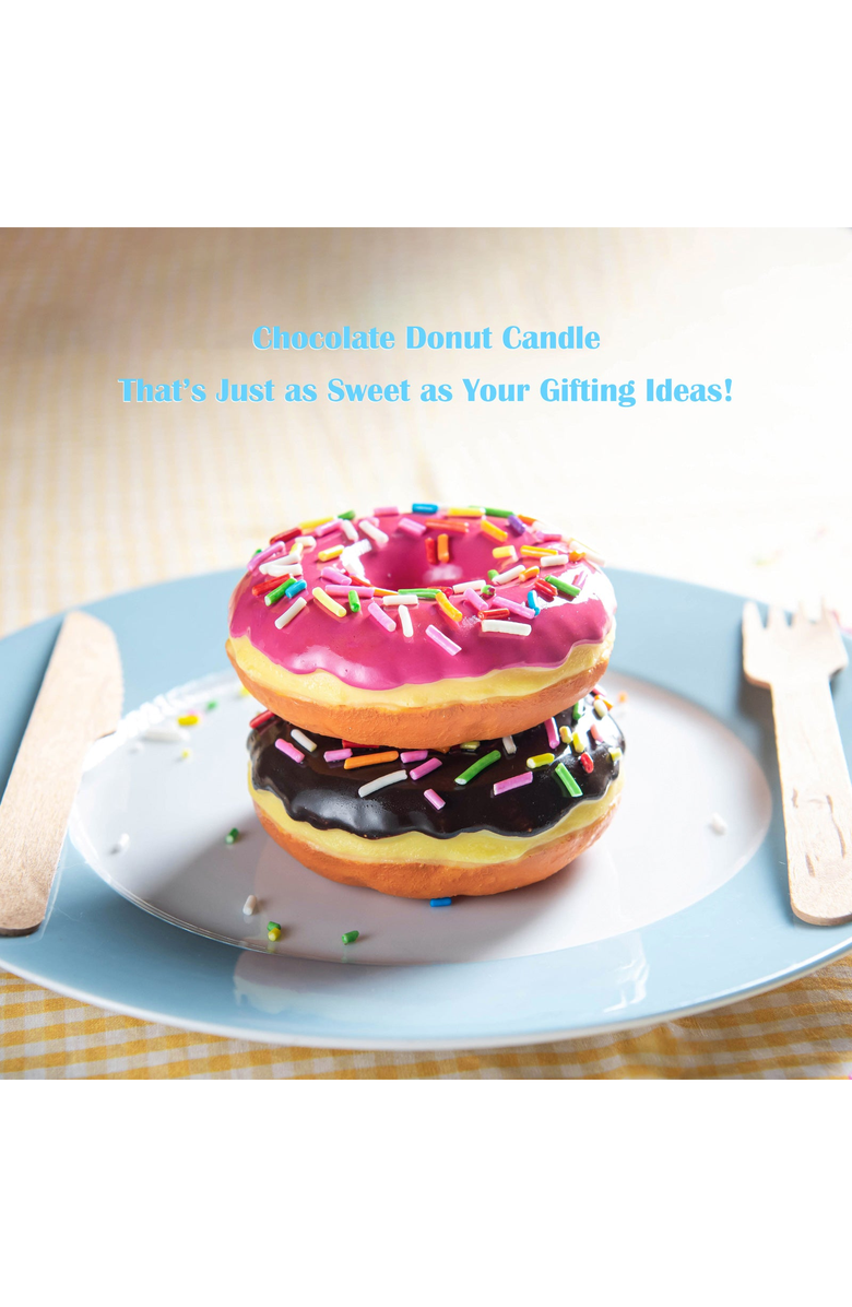 Southlake gifts Doughnut Candle, Alternate, color, NO COLOR