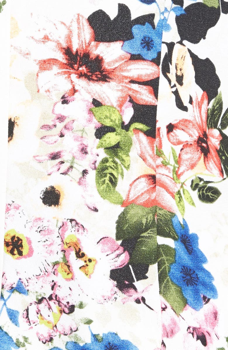 Ro & De Floral Print Blazer, Alternate, color, 