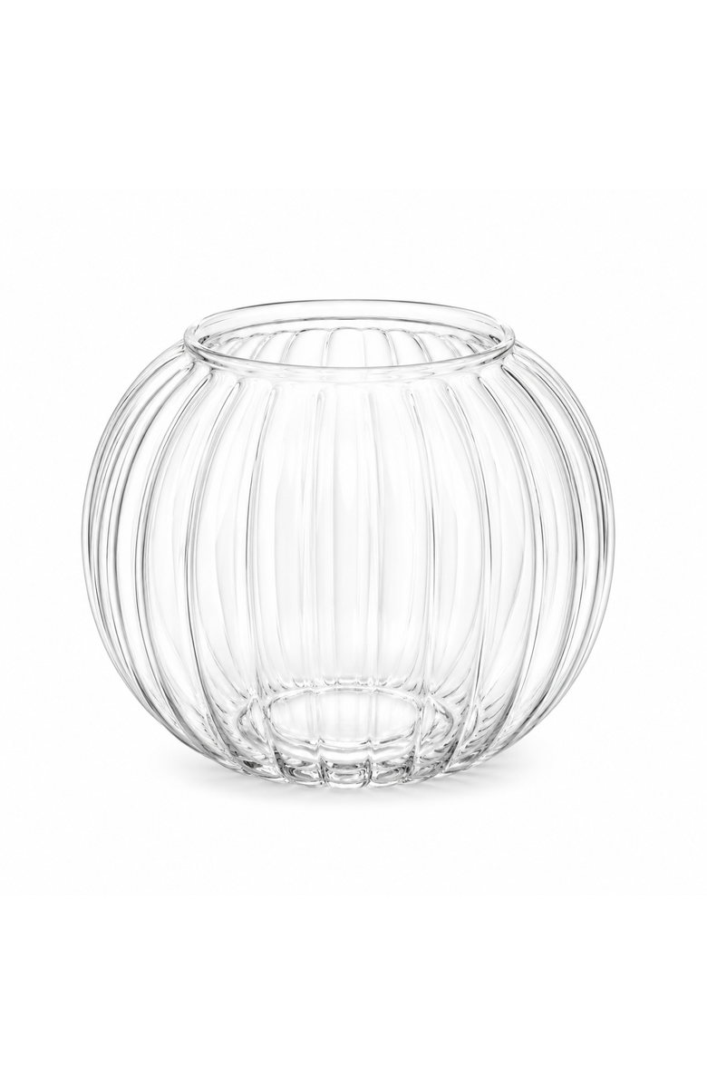 Be Home Shae Spherical Bud Vase, Main, color, Clear