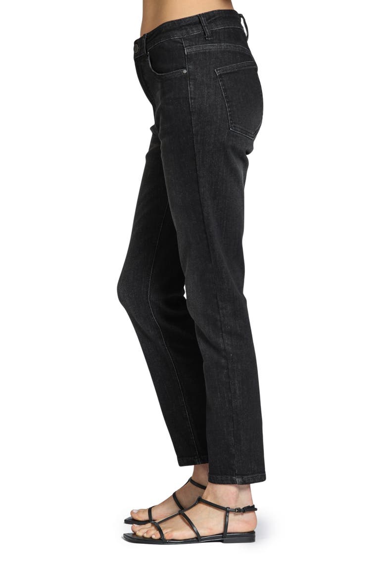 Liberty Ankle Skinny Jeans, Alternate, color, BLACK