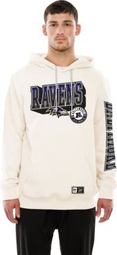 New Era Men's New Era  Cream Baltimore Ravens Dune Dust Hoodie