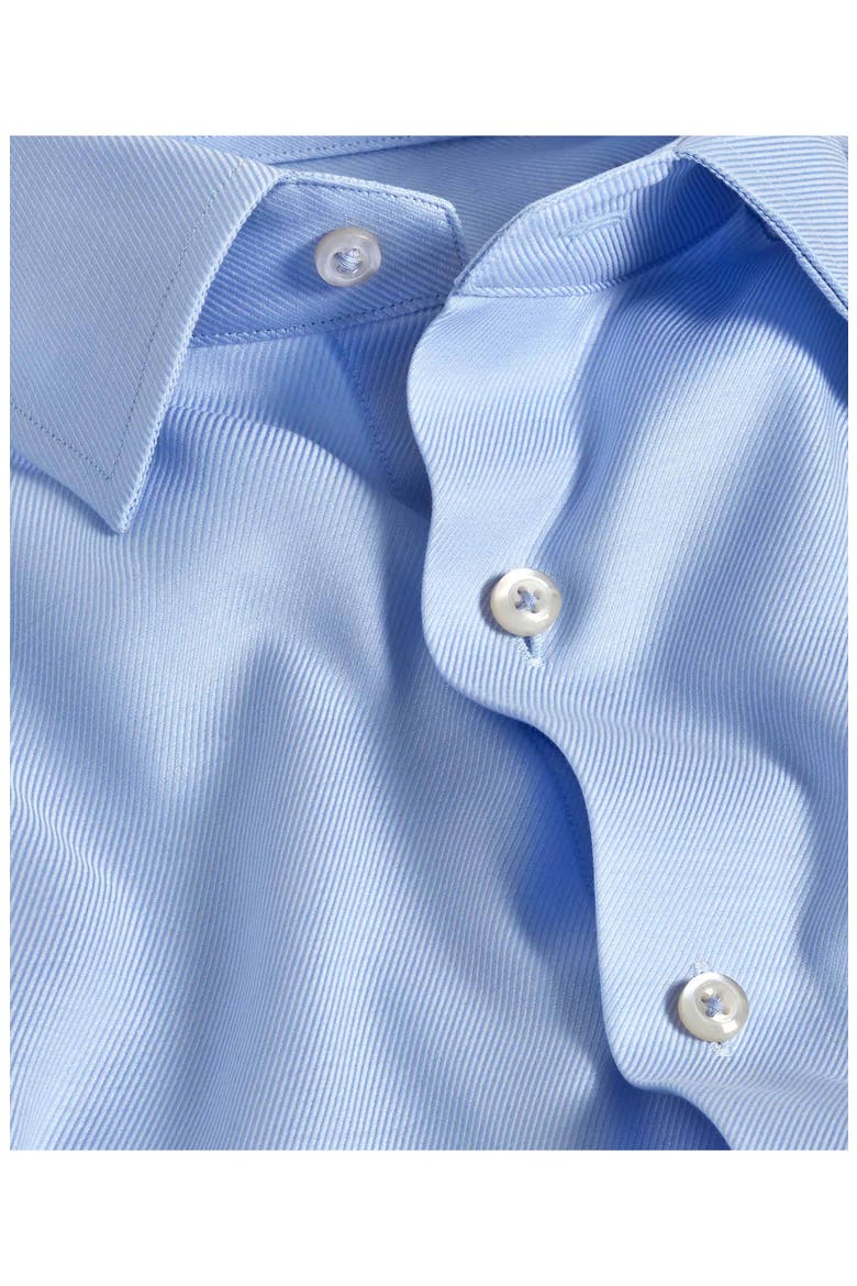 Slim Fit Stretch Cotton Twill Dress Shirt, Alternate, color, SKY