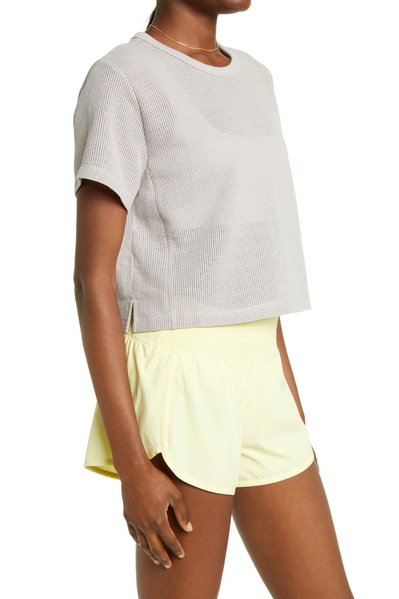 Excursion Mesh Crop T-Shirt, Alternate, color, GREY PORPOISE