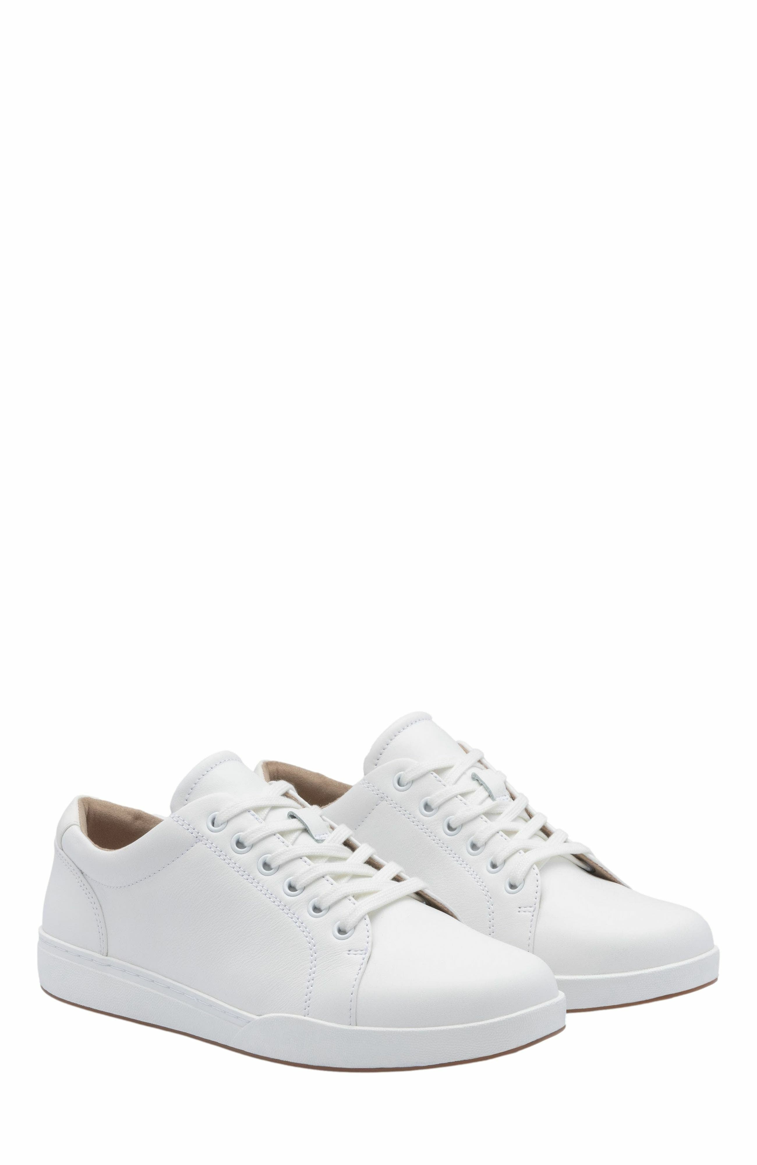 ABEO Encore Sneaker, Alternate, color, White Leather - Regular