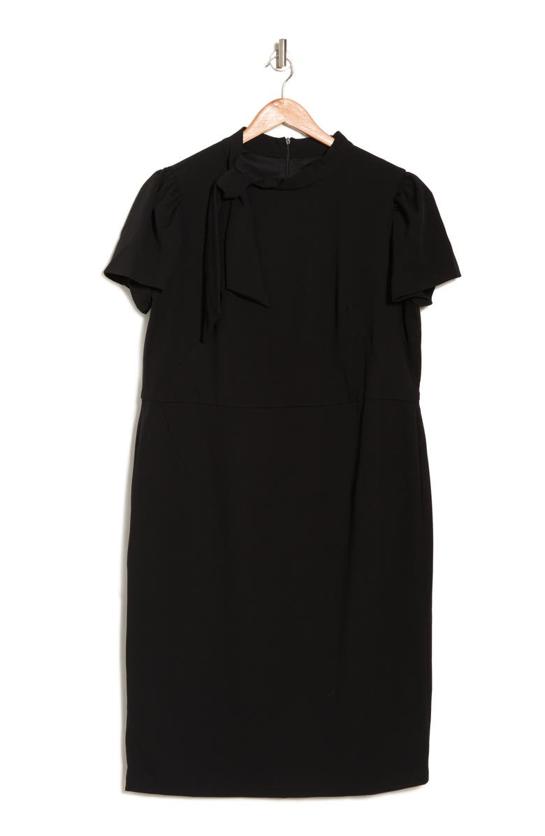 Maggy London Neck Tie Sheath Dress, Alternate, color, 