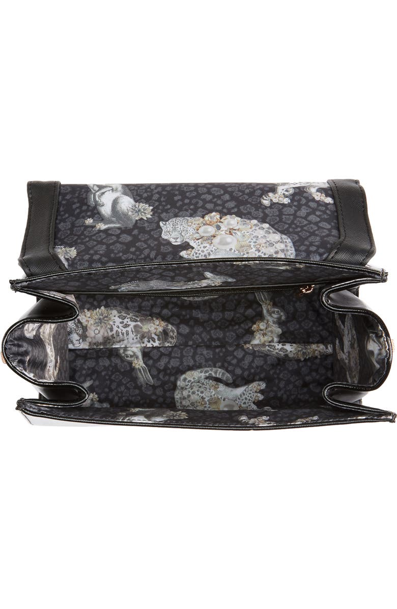 Ted Baker London Small Hilaryy Faux Leather Satchel, Alternate, color,