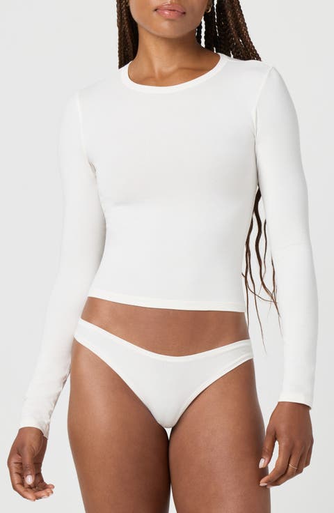 Softie Cotton Blend Long Sleeve Top