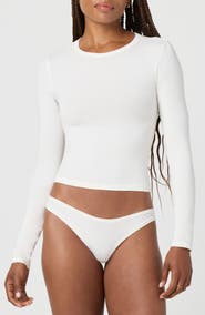 Florence by Mills Softie Cotton Blend Long Sleeve Top
